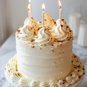 birthday cake elegant decoration